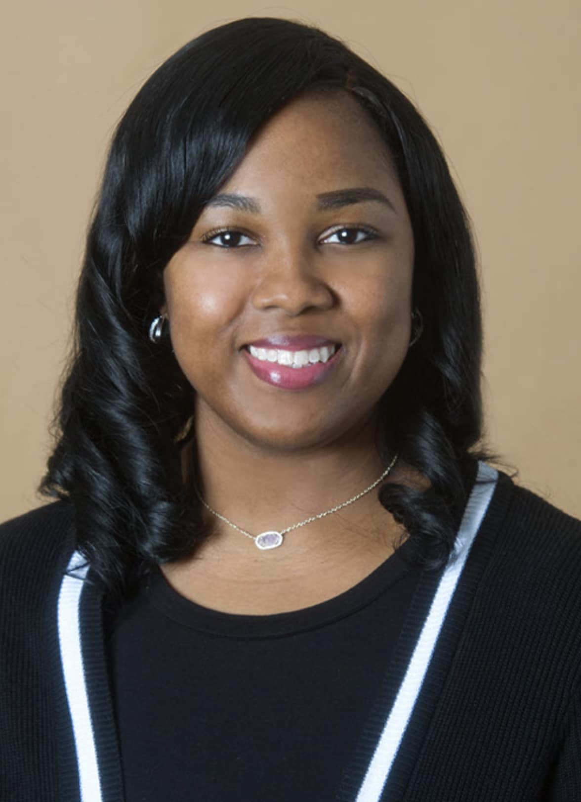 a woman smiling for the camera